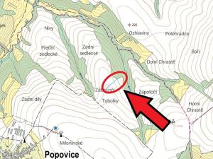 Prodej podílu pole, Popovice, 631 m2