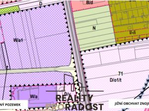 Prodej pozemku pro komerční výstavbu, Znojmo, 976 m2