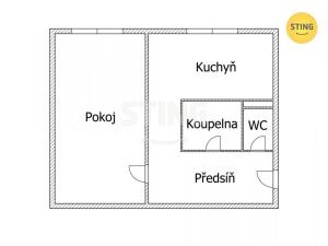 Prodej bytu 2+kk, Prachatice, Italská, 40 m2