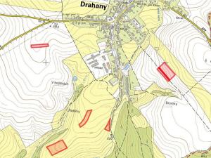 Prodej zemědělské půdy, Drahany, 32181 m2