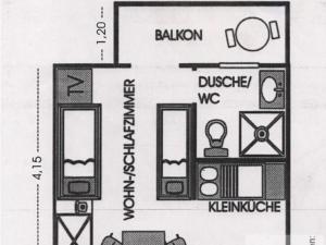 Prodej bytu 1+kk, Bad Kleinkirchheim, Rakousko, 22 m2