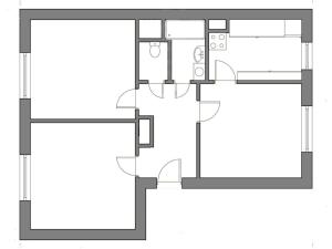 Prodej bytu 3+1, Březí, Pohraniční, 79 m2