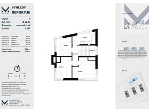 Prodej bytu 4+kk, Praha - Řeporyje, Jáchymovská, 103 m2