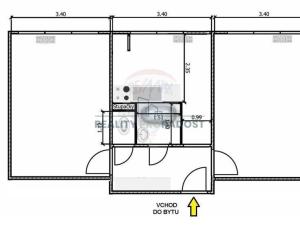 Prodej bytu 2+1, Ostrava - Zábřeh, Starobělská, 53 m2