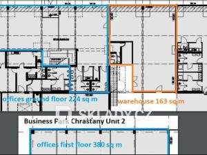 Pronájem skladu, Chrášťany, 461 m2