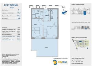 Prodej bytu 2+kk, Olomouc, Třída Jiřího Pelikána, 47 m2