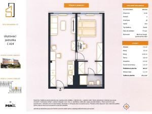 Prodej bytu 2+kk, Praha - Chodov, Čenětická, 47 m2