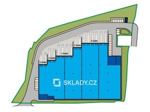 Pronájem skladu, Kozomín, 3500 m2