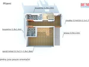 Prodej chaty, Čerňovice, 70 m2