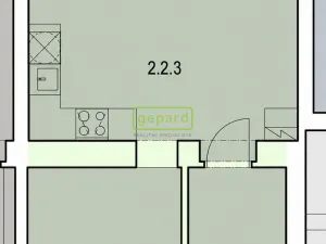 Prodej bytu 2+kk, Praha - Bohnice, V Zámcích, 44 m2