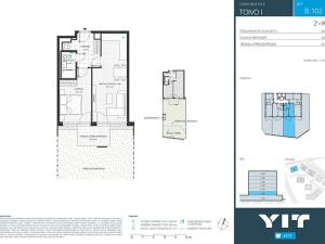 Prodej bytu 2+kk, Praha - Chodov, Komárkova, 50 m2