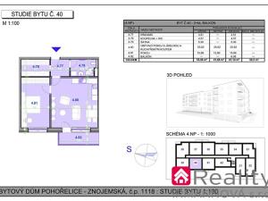 Prodej bytu 2+kk, Pohořelice, Znojemská, 61 m2