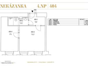 Pronájem bytu 2+kk, Praha - Nové Město, Nekázanka, 42 m2