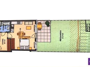Prodej bytu 2+kk, Praha - Hlubočepy, náměstí Olgy Scheinpflugové, 41 m2