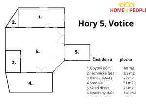 Prodej rodinného domu, Votice - Hory, 72 m2