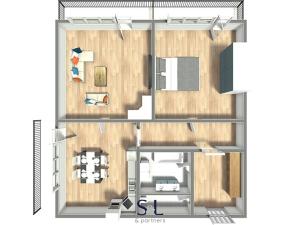 Pronájem bytu 2+1, Nový Bor, Svojsíkova, 56 m2