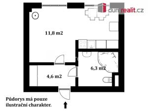 Prodej bytu 1+kk, Suchdol nad Lužnicí, sídl. Na Pražské, 28 m2