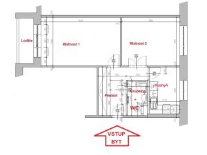 Pronájem bytu 2+1, Cheb, Kosmonautů, 51 m2