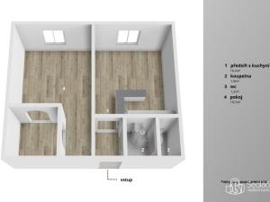 Pronájem bytu 1+1, Sokolov, Křížová, 40 m2