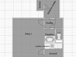 Pronájem bytu 1+1, Most, Jana Kubelíka, 26 m2