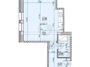 Prodej bytu 1+kk, Lučany nad Nisou - Horní Maxov, 34 m2