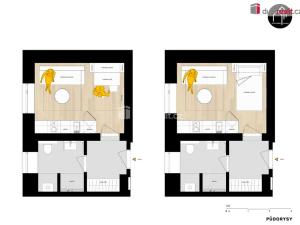 Prodej bytu 1+kk, Merklín - Pstruží, 25 m2