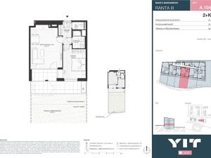 Prodej bytu 2+kk, Praha - Hlubočepy, Wassermannova, 54 m2