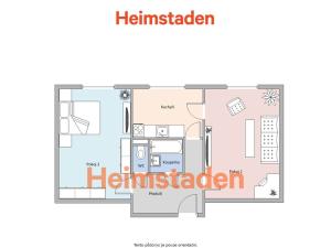 Pronájem bytu 2+1, Havířov - Město, Klidná, 53 m2