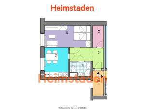 Pronájem bytu 1+1, Karviná - Ráj, Prameny, 39 m2