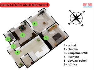 Prodej bytu 2+1, Havlíčkův Brod, Trocnovská, 58 m2