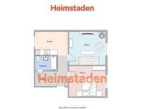 Pronájem bytu 2+1, Havířov - Město, Na Nábřeží, 55 m2