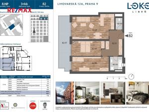 Prodej bytu 3+kk, Praha - Libeň, Lihovarská, 79 m2