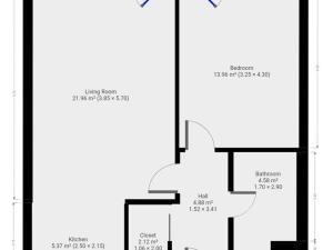 Pronájem bytu 2+kk, Praha - Horní Měcholupy, Modenská, 56 m2