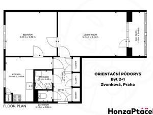 Prodej bytu 2+1, Praha - Záběhlice, Zvonková, 55 m2