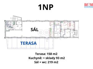 Pronájem obchodního prostoru, Plzeň - Východní Předměstí, Francouzská třída, 470 m2