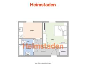 Pronájem bytu 1+1, Horní Suchá, Stavební, 38 m2