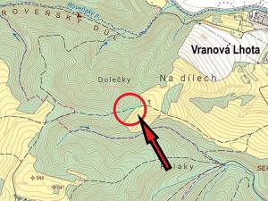 Prodej pole, Vranová Lhota, 622 m2