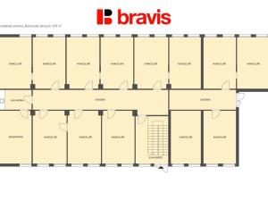 Pronájem kanceláře, Brno - Horní Heršpice, Bohunická, 370 m2