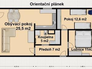 Prodej bytu 3+kk, Litoměřice, Nezvalova, 70 m2