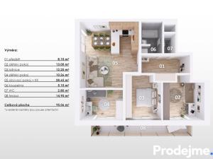 Prodej bytu 4+kk, Únanov, 96 m2