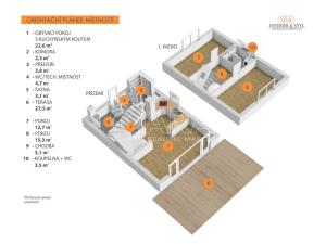 Pronájem rodinného domu, Svojetice, Lesní, 107 m2