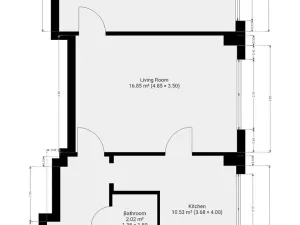 Pronájem bytu 2+1, Praha - Vinohrady, Perunova, 55 m2