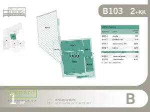 Prodej bytu 2+kk, Velké Přílepy, Pražská, 62 m2