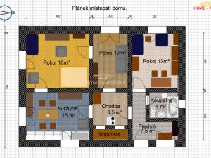 Prodej rodinného domu, Červené Pečky - Bohouňovice I, 103 m2