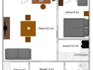 Prodej bytu 2+1, Vrchlabí, Horská, 38 m2