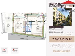 Prodej bytu 2+kk, Brno - Zábrdovice, Bratislavská, 52 m2