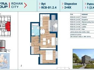 Pronájem bytu 2+kk, Praha - Karlín, Rohanské nábřeží, 65 m2