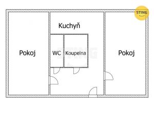 Prodej bytu 2+1, Třebíč, Lidická, 54 m2