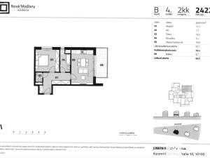 Pronájem bytu 2+kk, Praha - Modřany, Zlochova, 65 m2