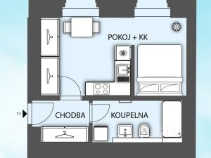 Prodej bytu 1+kk, Praha - Bubeneč, Na výšinách, 29 m2